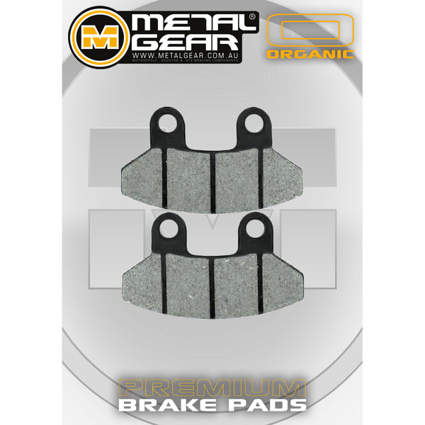 MetalGear Brake Pads: Single Set in Organic Compound