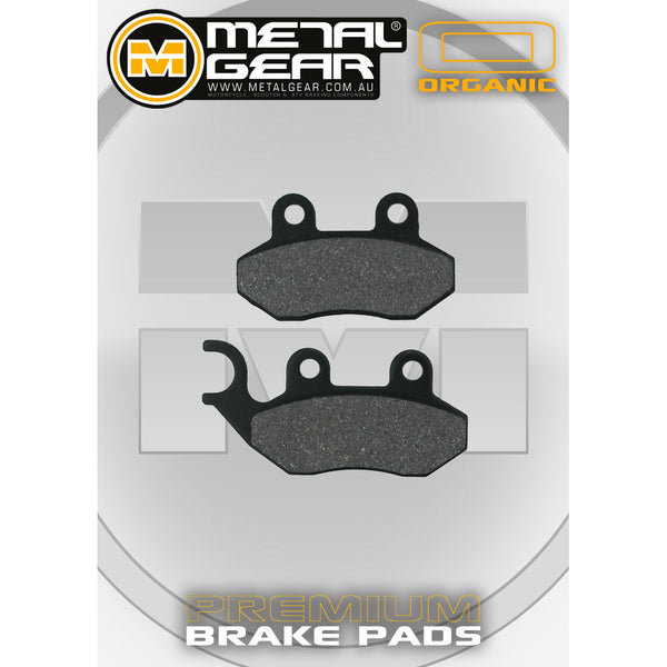 MetalGear Brake Pads: Single Set in Organic Compound