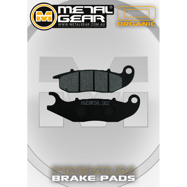 MetalGear Brake Pads: Single Set in Organic Compound