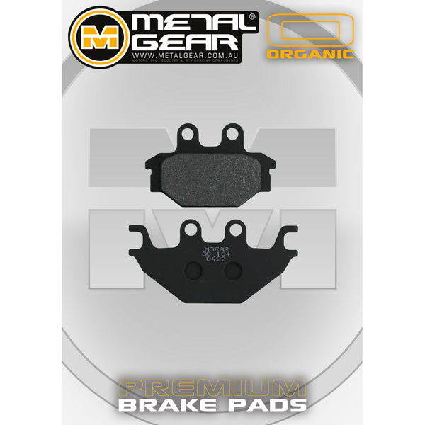 MetalGear Brake Pads: Single Set in Organic Compound