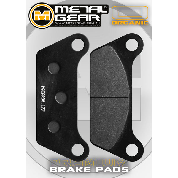 MetalGear Brake Pads: Single Set in Organic Compound
