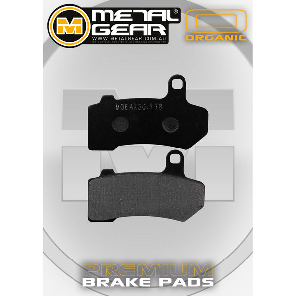 MetalGear Brake Pads: Single Set in Organic Compound