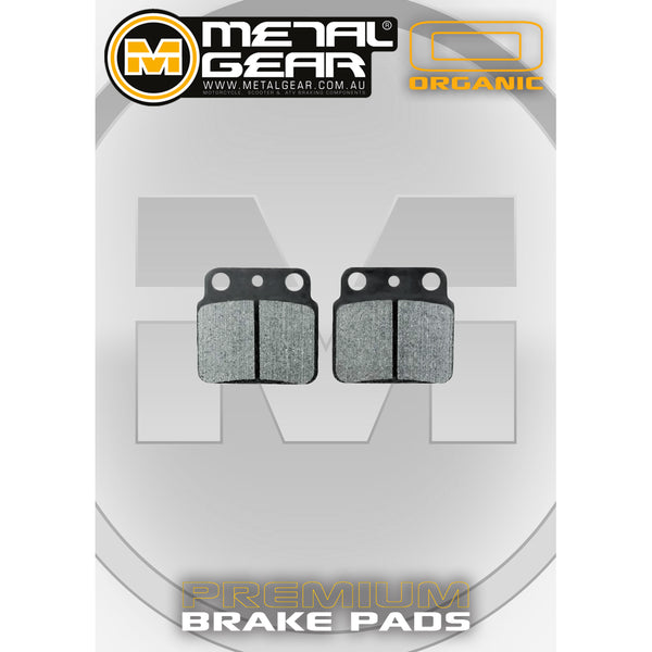 MetalGear Brake Pads: Single Set in Organic Compound