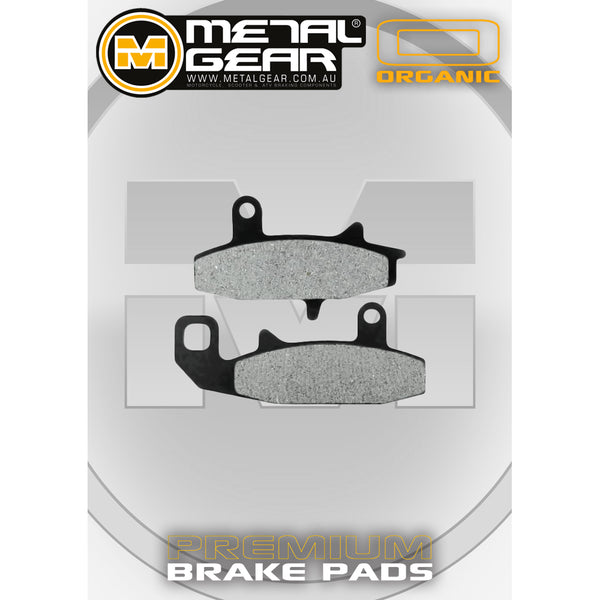 MetalGear Brake Pads: Single Set in Organic Compound