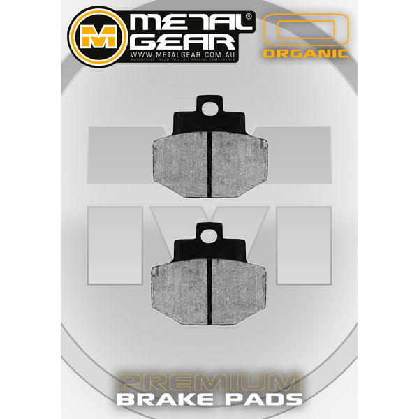 MetalGear Brake Pads: Single Set in Organic Compound