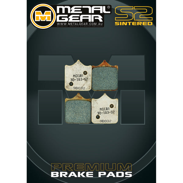 MetalGear Brake Pads: Single Set in Sintered S2 Compound