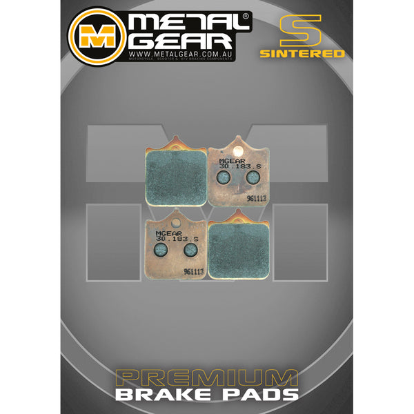 MetalGear Brake Pads: Single Set in Sintered Compound