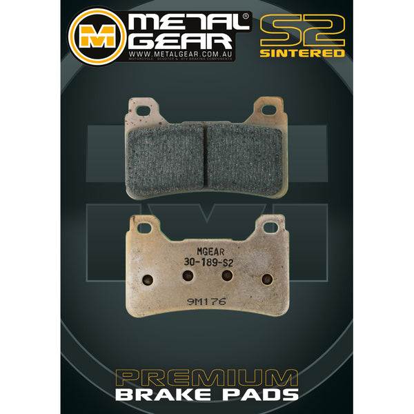 MetalGear Brake Pads: Single Set in Sintered S2 Compound