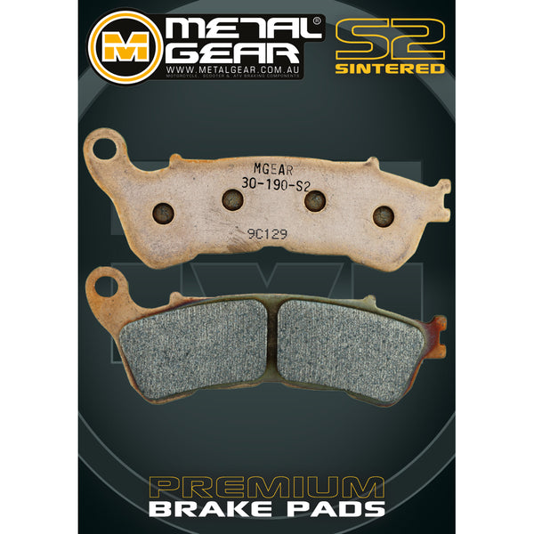 MetalGear Brake Pads: Single Set in Sintered S2 Compound