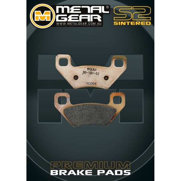 MetalGear Brake Pads: Single Set in Sintered S2 Compound