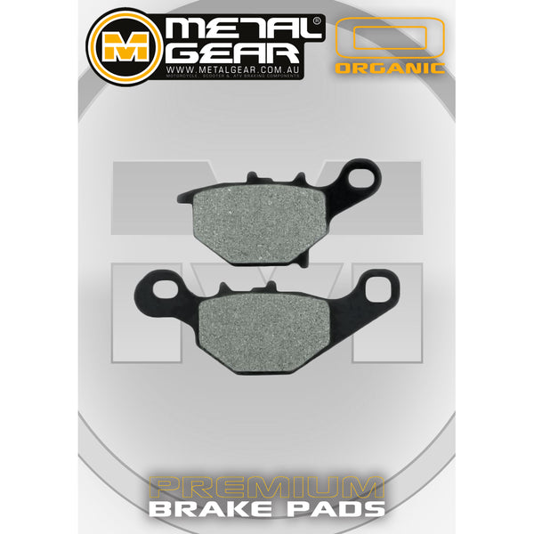 MetalGear Brake Pads: Single Set in Organic Compound