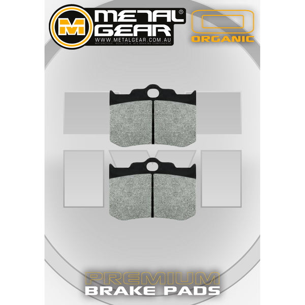 MetalGear Brake Pads: Single Set in Organic Compound