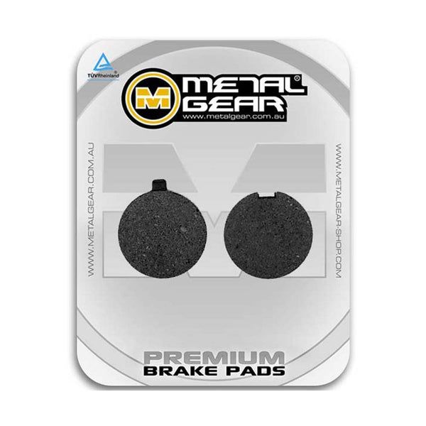 MetalGear Brake Pads: Single Set in Organic Compound