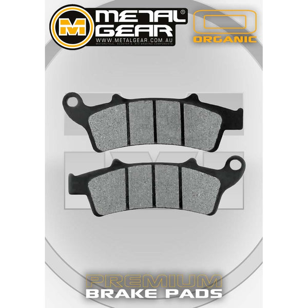 MetalGear Brake Pads: Single Set in Organic Compound