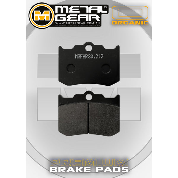 MetalGear Brake Pads: Single Set in Organic Compound
