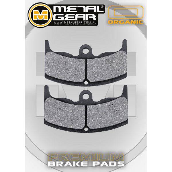 MetalGear Brake Pads: Single Set in Organic Compound