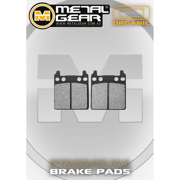 MetalGear Brake Pads: Single Set in Organic Compound