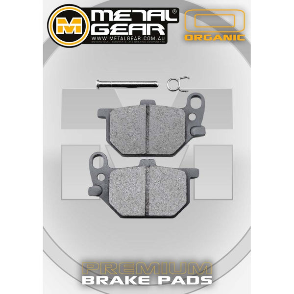 MetalGear Brake Pads: Single Set in Organic Compound