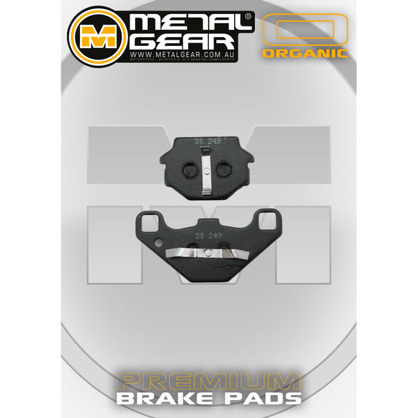 MetalGear Brake Pads: Single Set in Organic Compound