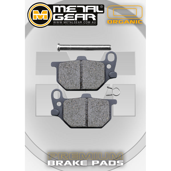 MetalGear Brake Pads: Single Set in Organic Compound