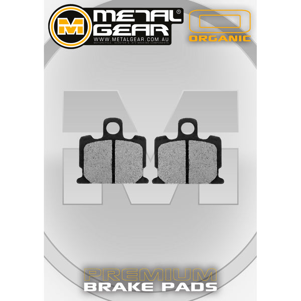 MetalGear Brake Pads: Single Set in Organic Compound