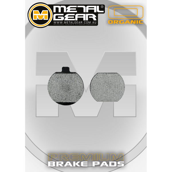 MetalGear Brake Pads: Single Set in Organic Compound