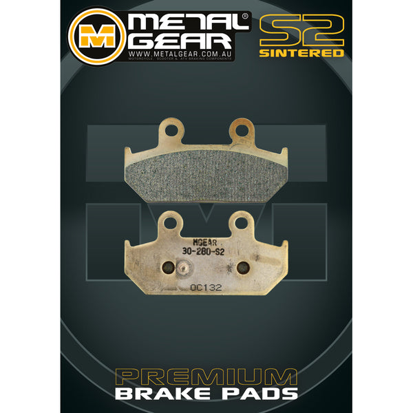 MetalGear Brake Pads: Single Set in Sintered S2 Compound