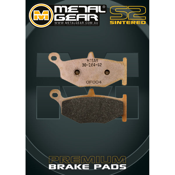 MetalGear Brake Pads: Single Set in Sintered S2 Compound