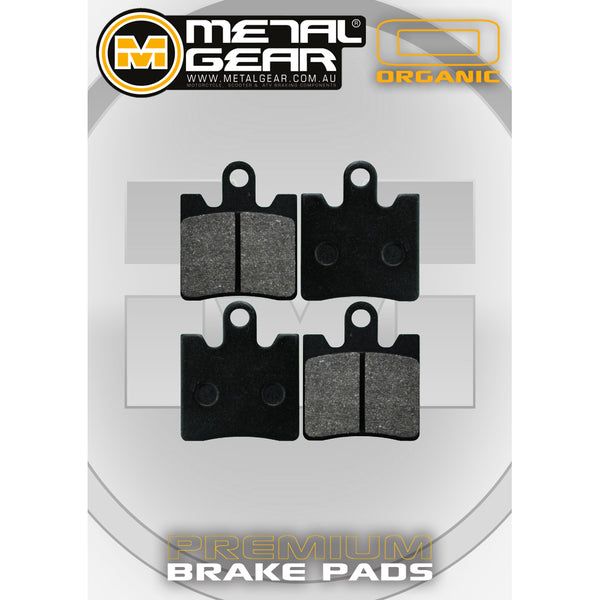MetalGear Brake Pads: Single Set in Organic Compound
