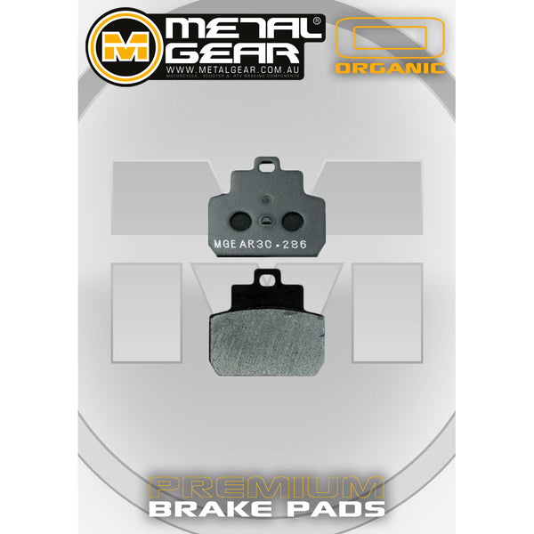 MetalGear Brake Pads: Single Set in Organic Compound