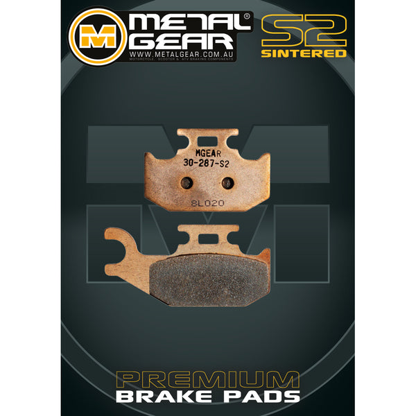 MetalGear Brake Pads: Single Set in Sintered S2 Compound