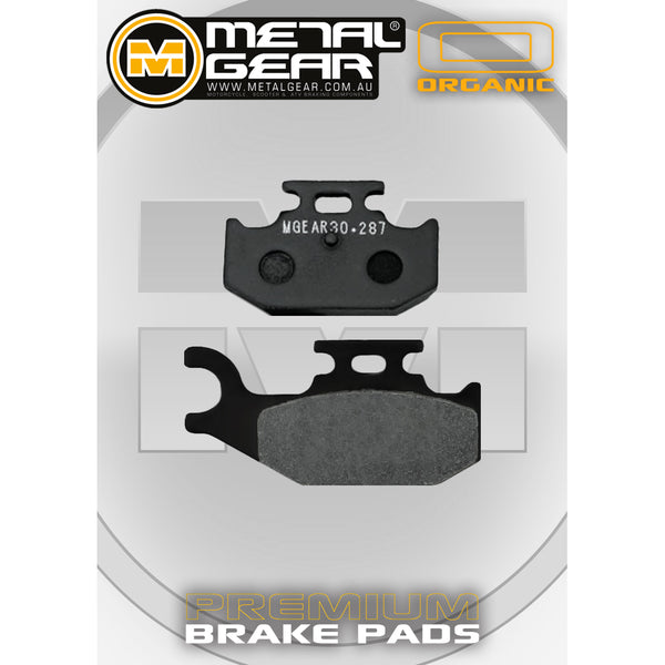 MetalGear Brake Pads: Single Set in Organic Compound