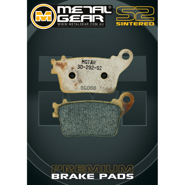 MetalGear Brake Pads: Single Set in Sintered S2 Compound