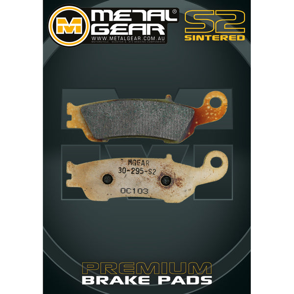 MetalGear Brake Pads: Single Set in Sintered S2 Compound