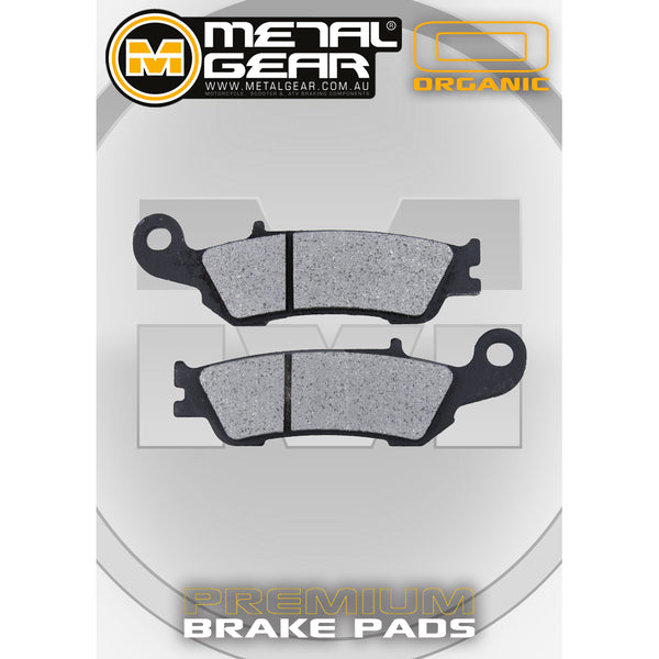 MetalGear Brake Pads: Single Set in Organic Compound