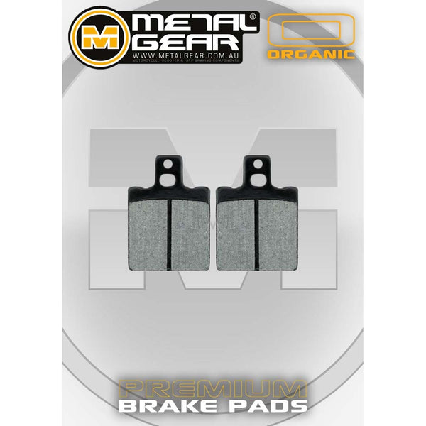 MetalGear Brake Pads: Single Set in Organic Compound