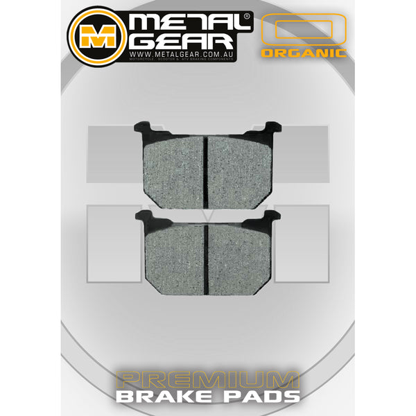 MetalGear Brake Pads: Single Set in Organic Compound