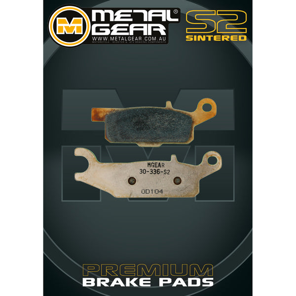 MetalGear Brake Pads: Single Set in Sintered S2 Compound