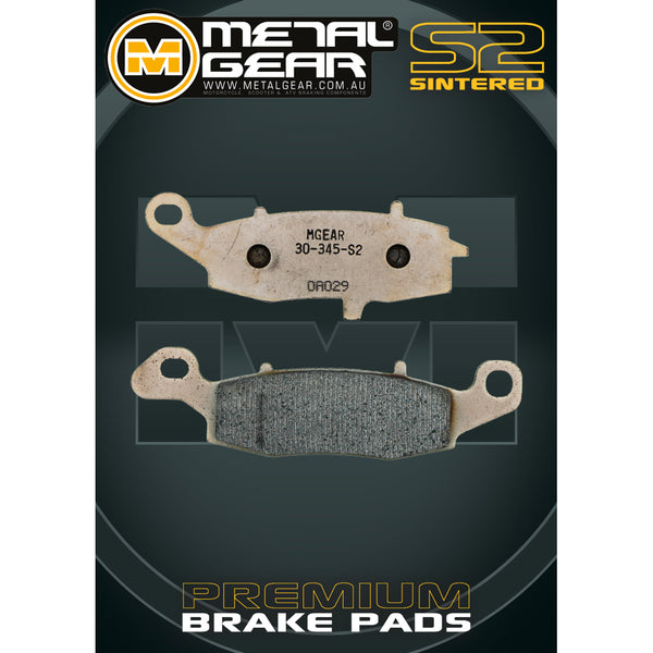 MetalGear Brake Pads: Single Set in Sintered S2 Compound