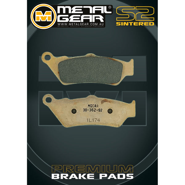 MetalGear Brake Pads: Single Set in Sintered S2 Compound