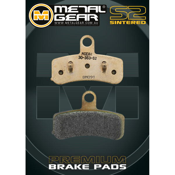 MetalGear Brake Pads: Single Set which reuses any stock insulator shims