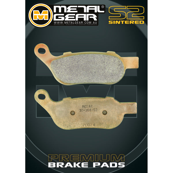 MetalGear Brake Pads: Single Set in Sintered S2 Compound