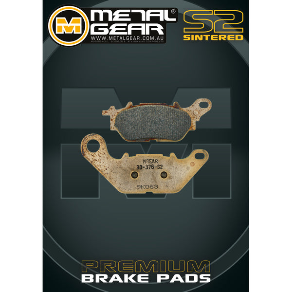 MetalGear Brake Pads: Single Set in Sintered S2 Compound