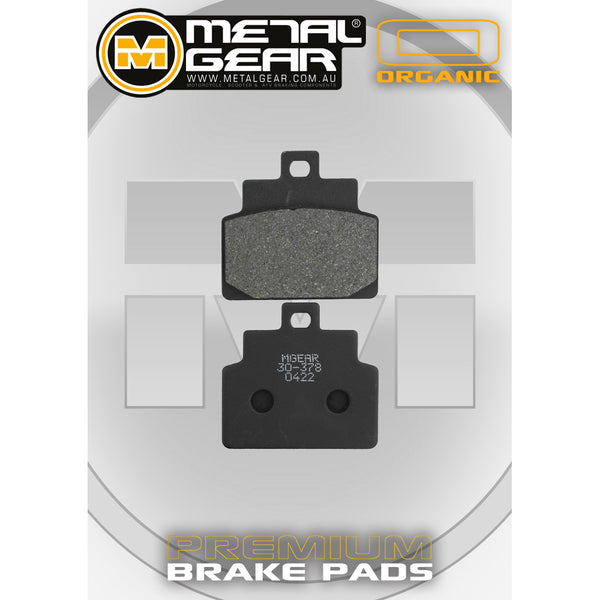 MetalGear Brake Pads: Single Set in Organic Compound