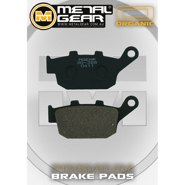 MetalGear Brake Pads: Single Set in Organic Compound