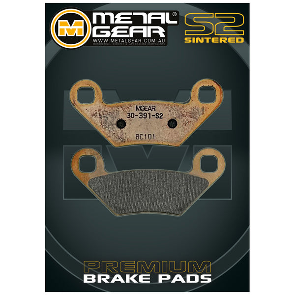 MetalGear Brake Pads: Single Set in Sintered S2 Compound