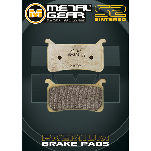 MetalGear Brake Pads: Single Set in Sintered S2 Compound