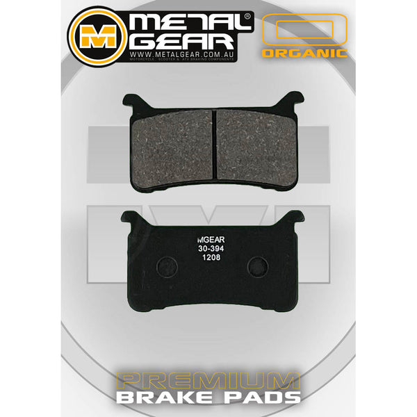 MetalGear Brake Pads: Single Set in Organic Compound