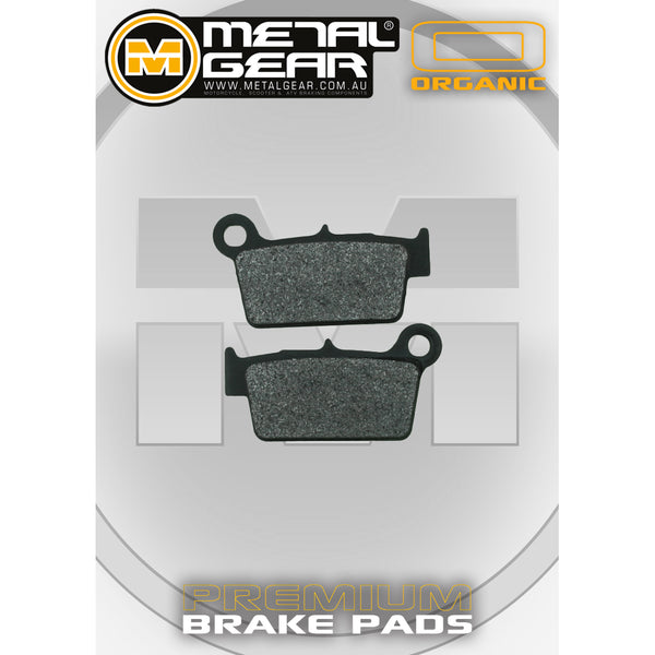 MetalGear Brake Pads: Single Set in Organic Compound