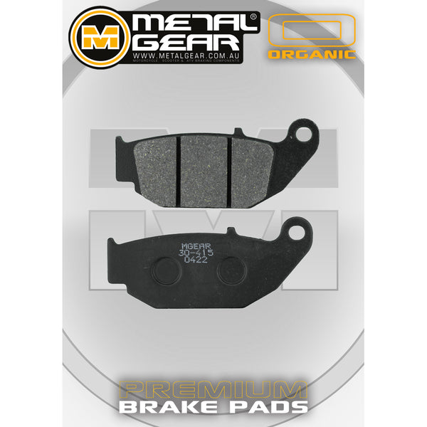 MetalGear Brake Pads: Single Set in Organic Compound